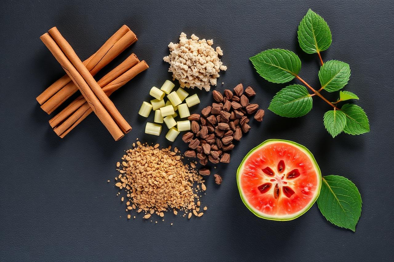 Natural botanical ingredients used in VitaGlyx blood sugar supplement